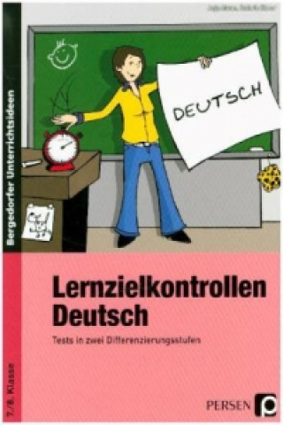 Książka Lernzielkontrollen Deutsch 7./8. Klasse Kathrin Ebner