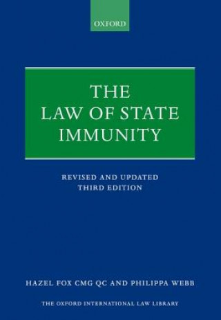 Livre Law of State Immunity Hazel Fox