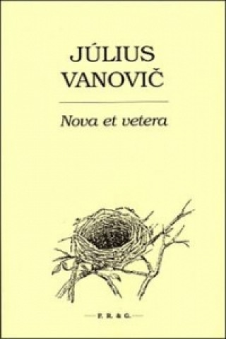 Book Nova et vetera Július Vanovič