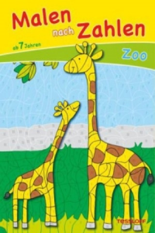 Carte Malen nach Zahlen Zoo. Ab 7 Jahren Sandra Schmidt