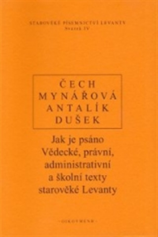 Könyv Jak je psáno P. Čech