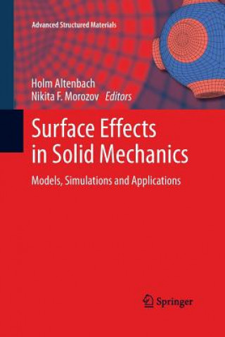 Kniha Surface Effects in Solid Mechanics Holm Altenbach
