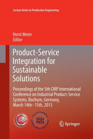 Livre Product-Service Integration for Sustainable Solutions Horst Meier