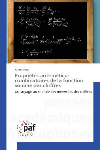 Könyv Proprietes Arithmetico-Combinatoires de la Fonction Somme Des Chiffres Aloui-K