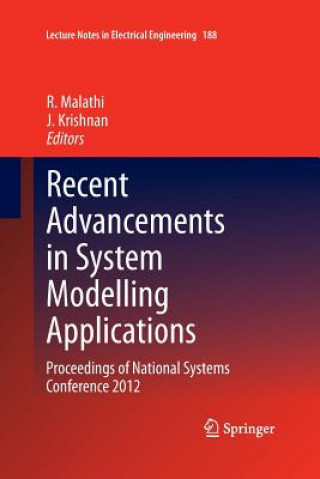 Kniha Recent Advancements in System Modelling Applications J. Krishnan