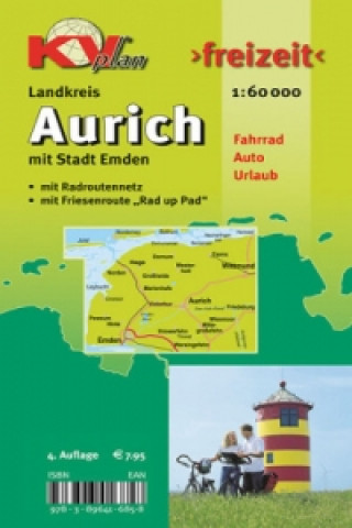 Articles imprimés KVplan Freizeit Landkreis Aurich mit Stadt Emden 