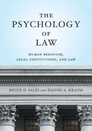 Könyv Psychology of Law Bruce D. Sales