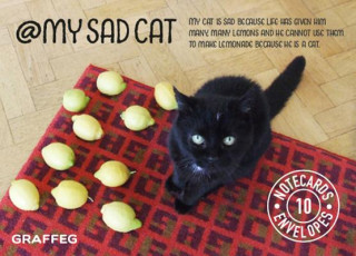 Printed items My Sad Cat Notecards Tom Cox