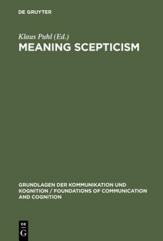 Kniha Meaning Scepticism Klaus Puhl