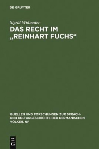Könyv Das Recht Im Reinhart Fuchs Sigrid Widmaier