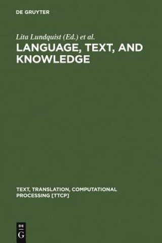 Libro Language, Text, and Knowledge Robert J. Jarvella