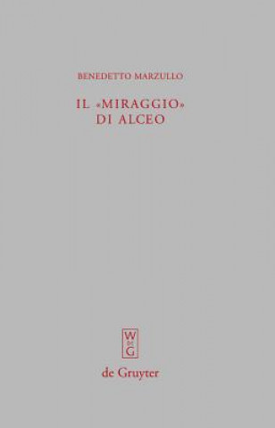 Buch miraggio di Alceo Benedetto Marzullo