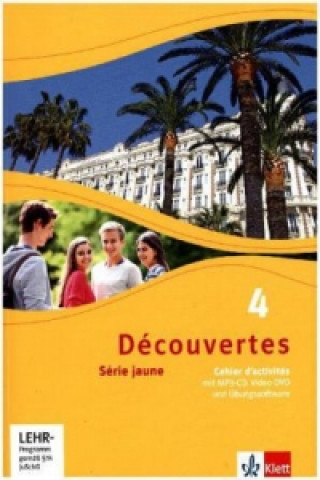 Carte Découvertes. Série jaune (ab Klasse 6). Ausgabe ab 2012 - Cahier d'activités mit MP3-CD, Video-DVD und Übungssoftware 