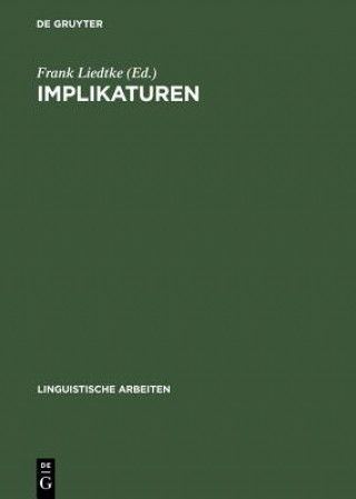 Könyv Implikaturen Frank Liedtke