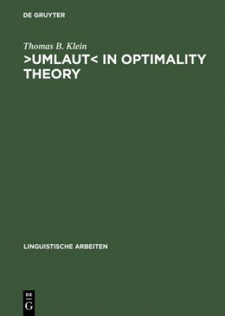 Книга >Umlaut< in Optimality Theory Thomas B. Klein