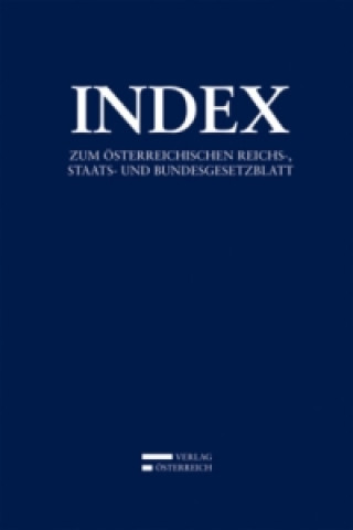 Książka Index Bundeskanzleramt