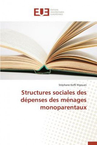 Knjiga Structures Sociales Des Depenses Des Menages Monoparentaux N'Gouan-S