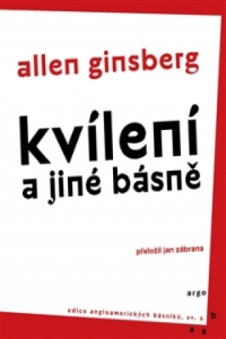 Book Kvílení Allen Ginsberg