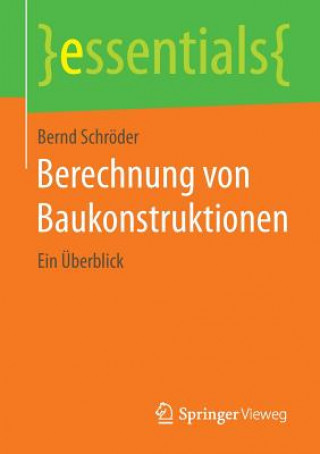 Kniha Berechnung Von Baukonstruktionen Bernd Schröder