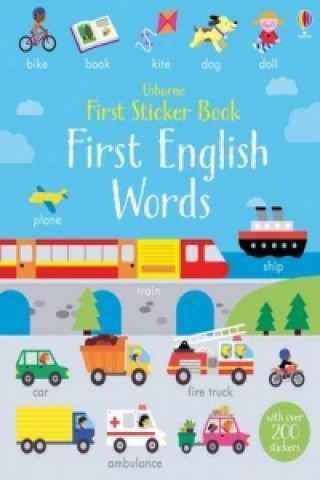 Kniha First Sticker Book First English Words Kirsteen Robson