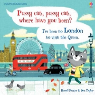 Carte Pussy cat, pussy cat, where have you been? I've been to London to visit the Queen Russell Punter