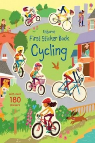 Knjiga First Sticker Book Cycling Jessica Greenwell