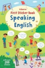 Könyv First Sticker Book Speaking English Mairi Mackinnon