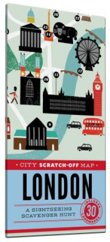Carte City Scratch-Off Map: London Christina Henry de Tessan