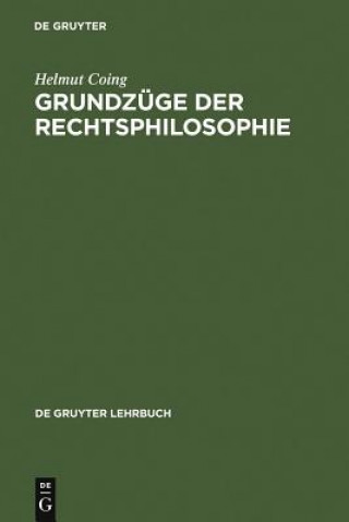 Kniha Grundzuge Der Rechtsphilosophie Helmut Coing