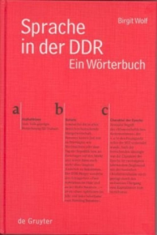 Kniha Sprache in der DDR Birgit Wolf