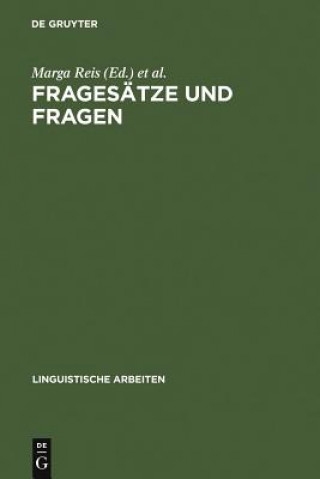 Knjiga Fragesatze und Fragen Marga Reis