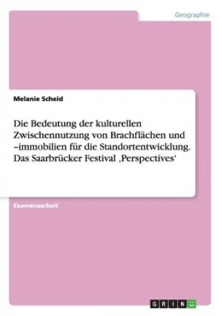 Buch Bedeutung der kulturellen Zwischennutzung von Brachflachen und -immobilien fur die Standortentwicklung. Das Saarbrucker Festival 'Perspectives' Melanie Scheid