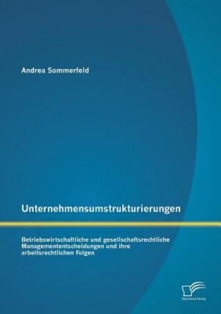 Kniha Unternehmensumstrukturierungen Andrea Sommerfeld