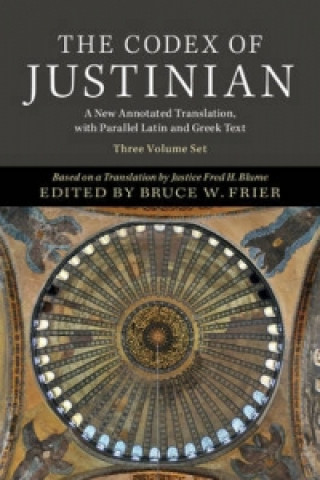 Knjiga Codex of Justinian 3 Volume Hardback Set Fred H. Blume