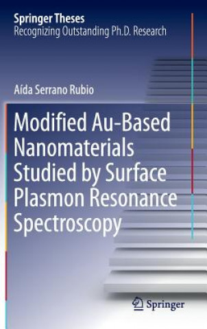 Kniha Modified Au-Based Nanomaterials Studied by Surface Plasmon Resonance Spectroscopy Aída Serrano Rubio