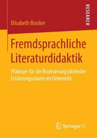 Libro Fremdsprachliche Literaturdidaktik Elisabeth Bracker