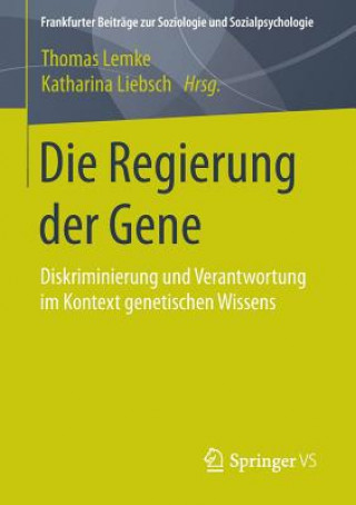 Kniha Die Regierung Der Gene Thomas Lemke