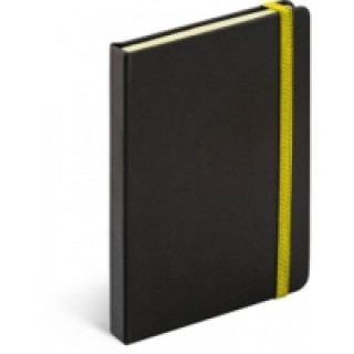 Kniha Tucson černý/žlutý linkovaný notes 