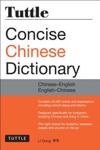 Carte Tuttle Concise Chinese Dictionary Li Dong