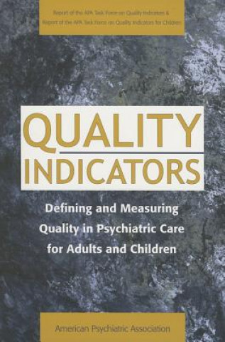 Boek Quality Indicators American Psychiatric Association