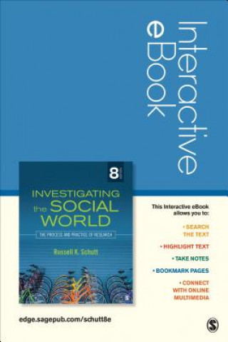 Kniha Investigating the Social World, Interactive eBook Student Version Russell K. Schutt