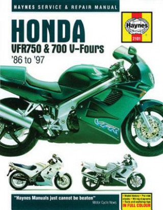 Könyv Honda VFR750 & 700 V-Fours (86-97) Anon