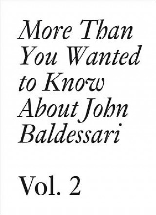 Könyv John Baldessari 