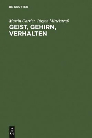 Book Geist, Gehirn, Verhalten Martin Carrier