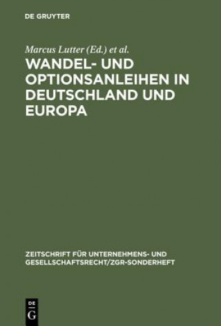 Книга Wandel- Und Optionsanleihen in Deutschland Und Europa Heribert Hirte