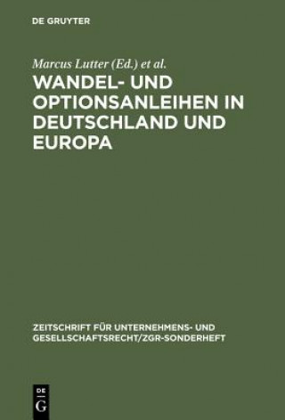 Książka Wandel- Und Optionsanleihen in Deutschland Und Europa Heribert Hirte