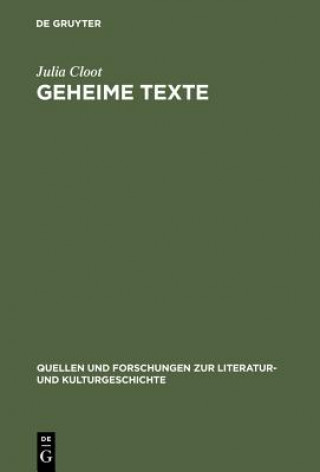 Book Geheime Texte Julia Cloot