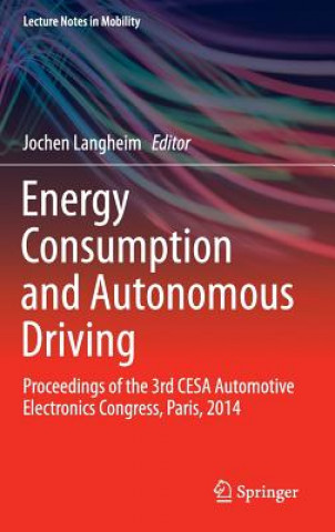 Kniha Energy Consumption and Autonomous Driving Jochen Langheim