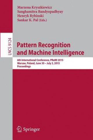 Carte Pattern Recognition and Machine Intelligence Marzena Kryszkiewicz