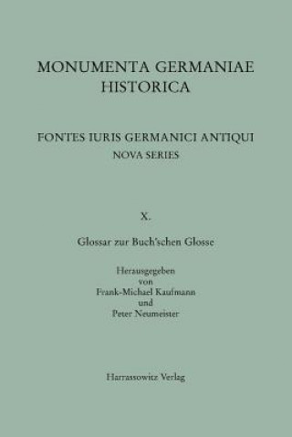 Kniha Glossar zur Buch'schen Glosse Frank-Michael Kaufmann